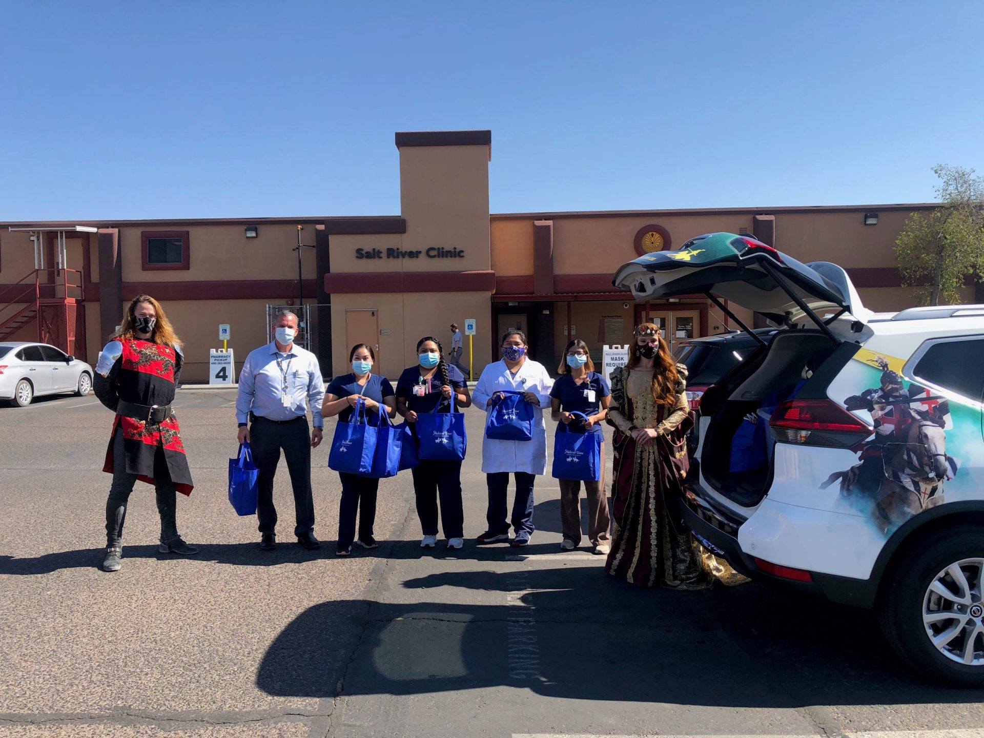 Medieval Times Donates Masks to SRPMIC