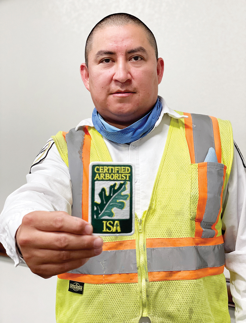 Public Works Supervisor Now a Certified Arborist