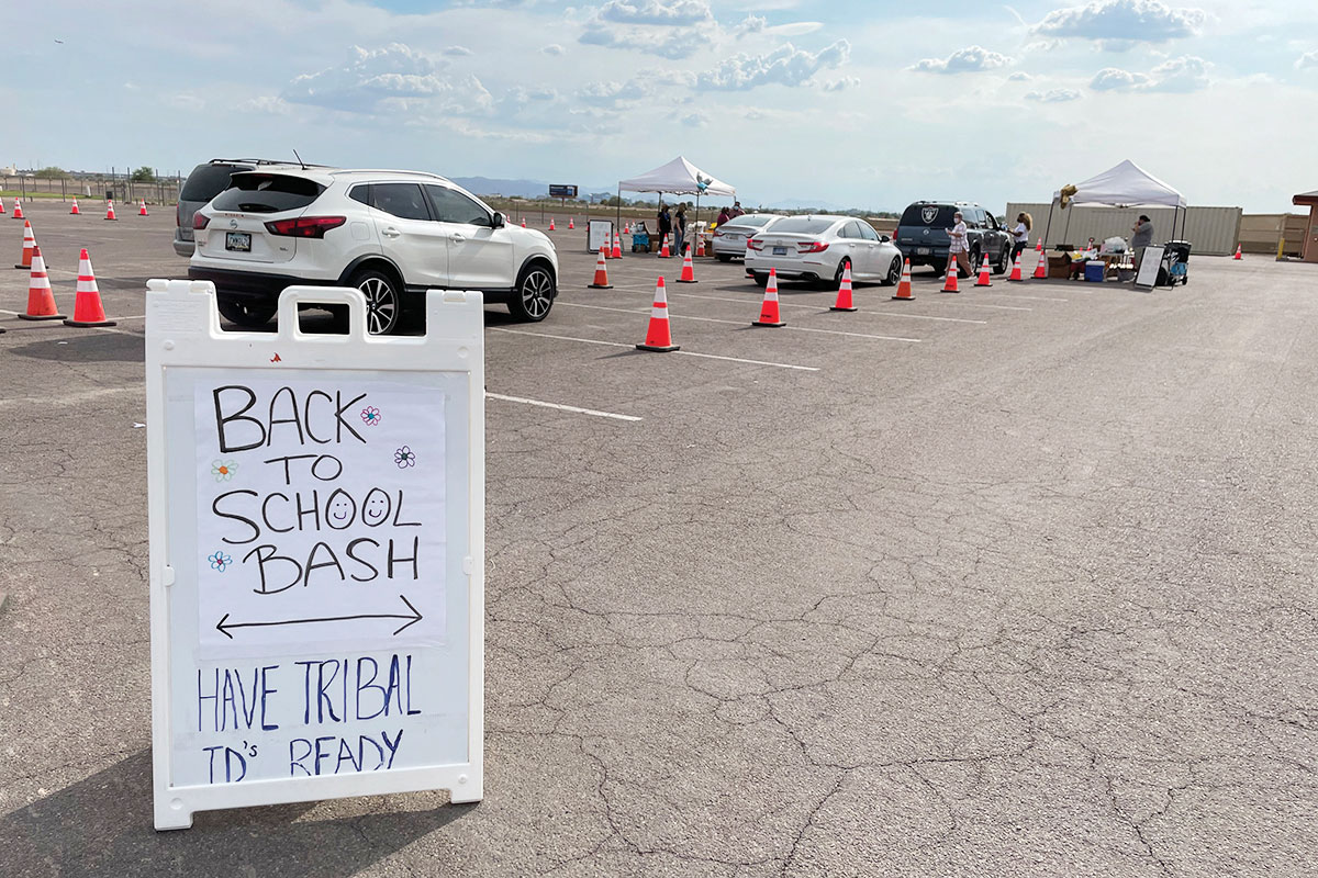 Back-to-School Drive-Thru Bash Provides Students with School Supplies
