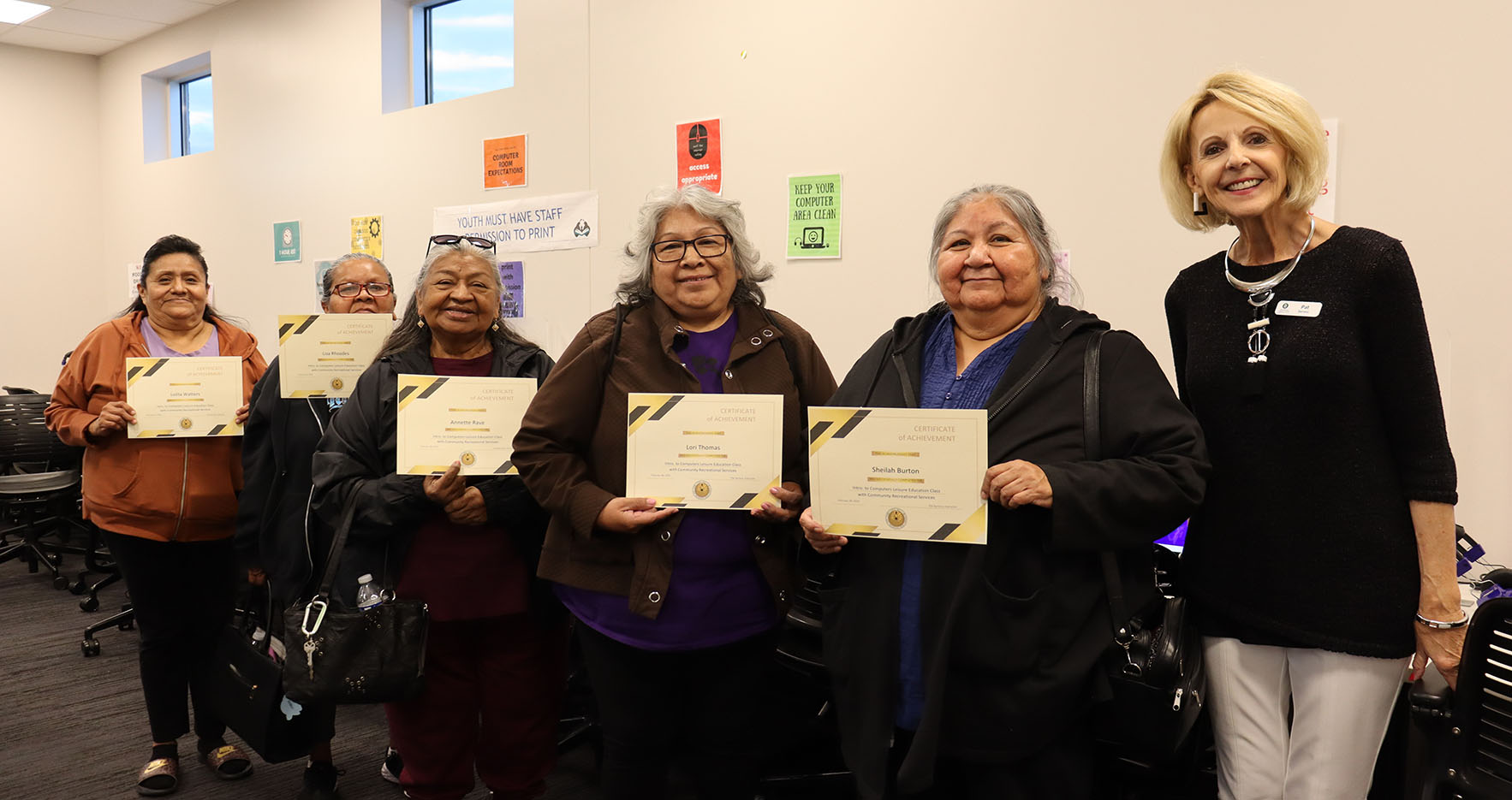 Adult Learners Benefit from Computer Skills Class