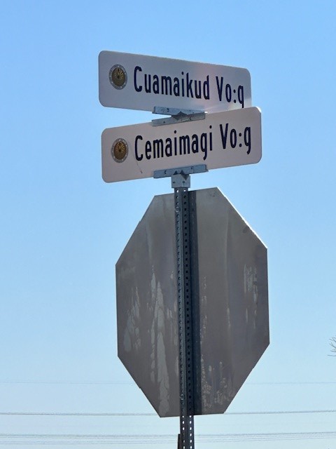 New O’odham Language Street Signs Installed in Community
