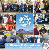 SRPMIC Receives Child Passenger Safety Team of the Year Award 