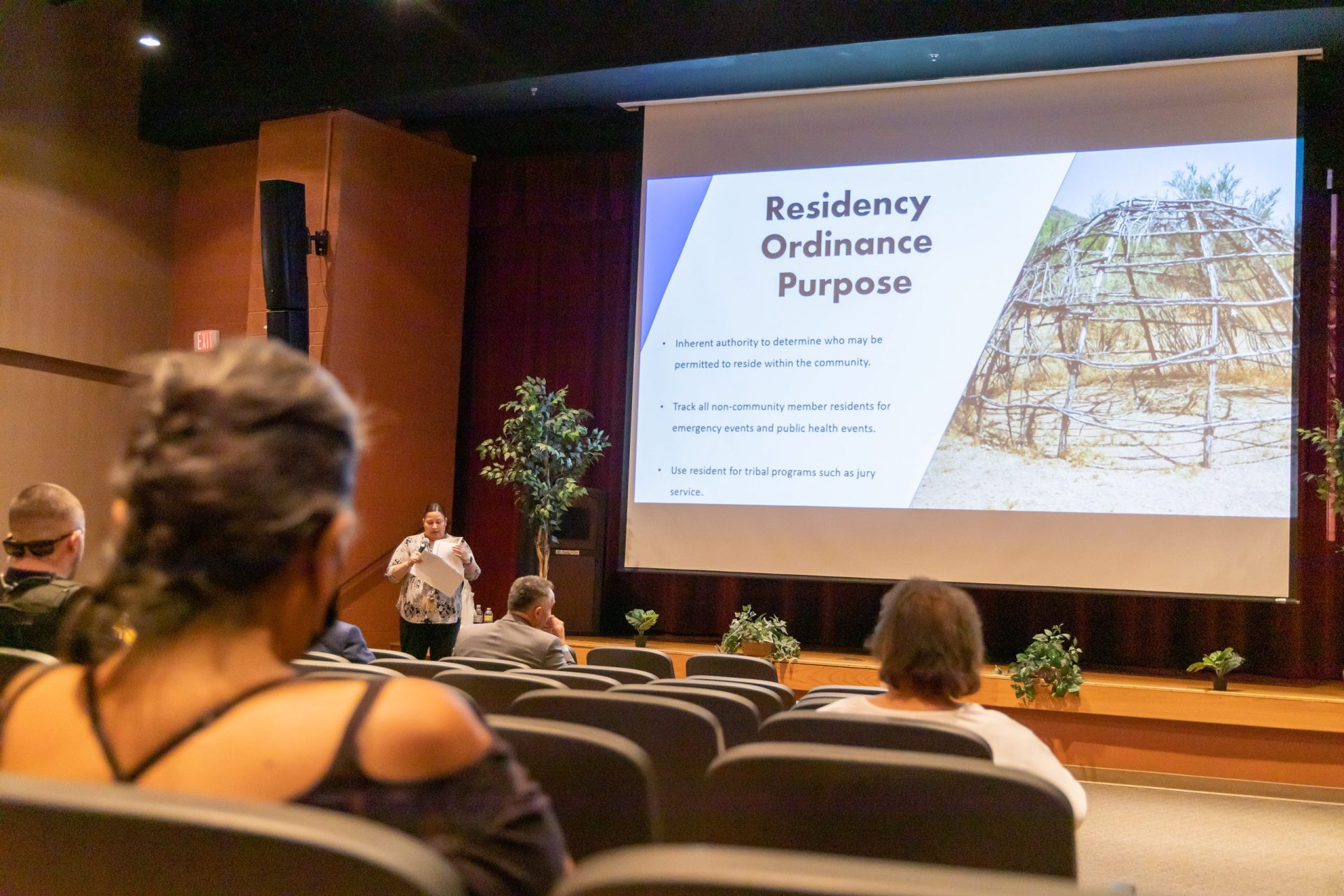 ￼Community Proposes Residency Ordinance for Non-Members on Tribal Lands
