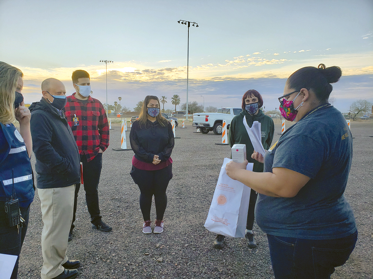 Narcan Distribution at Vaccine Clinics