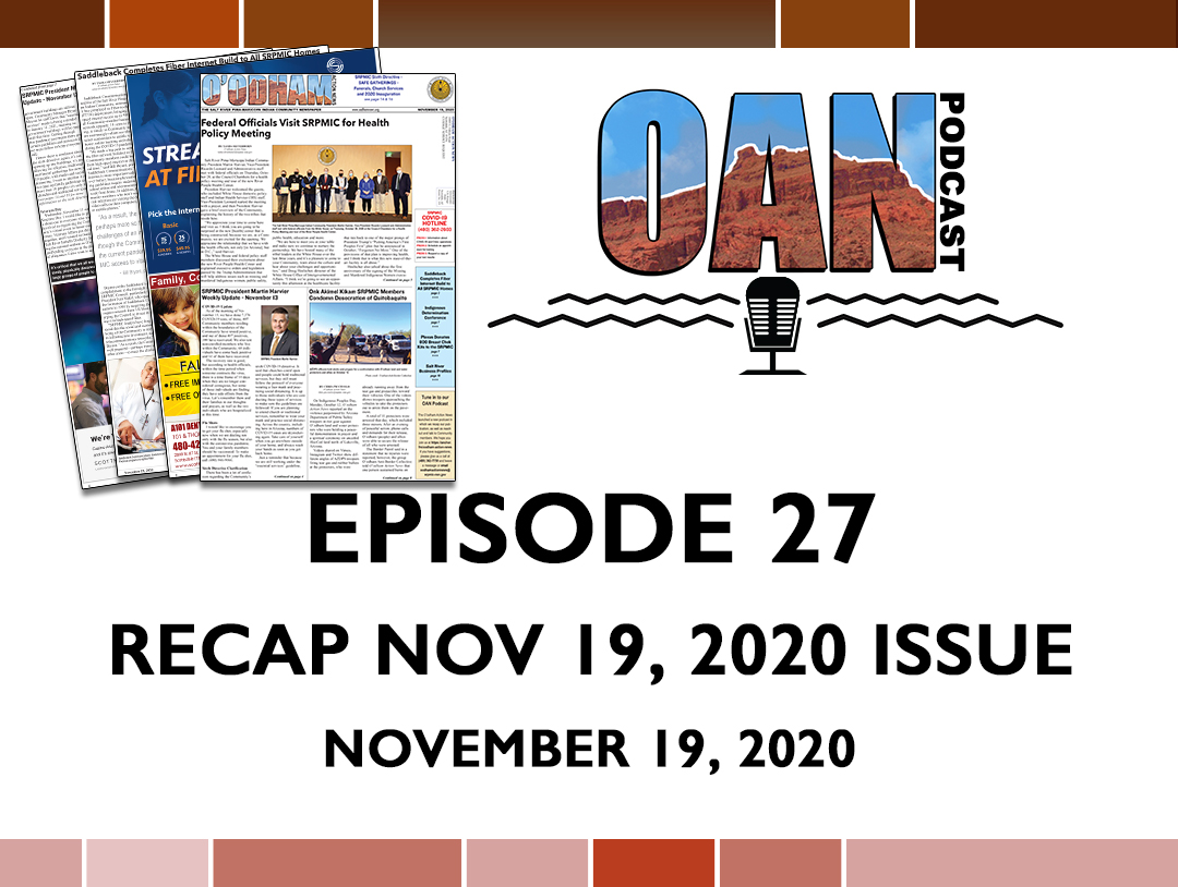 OAN Podcast Episode 27 – Nov. 19 Recap