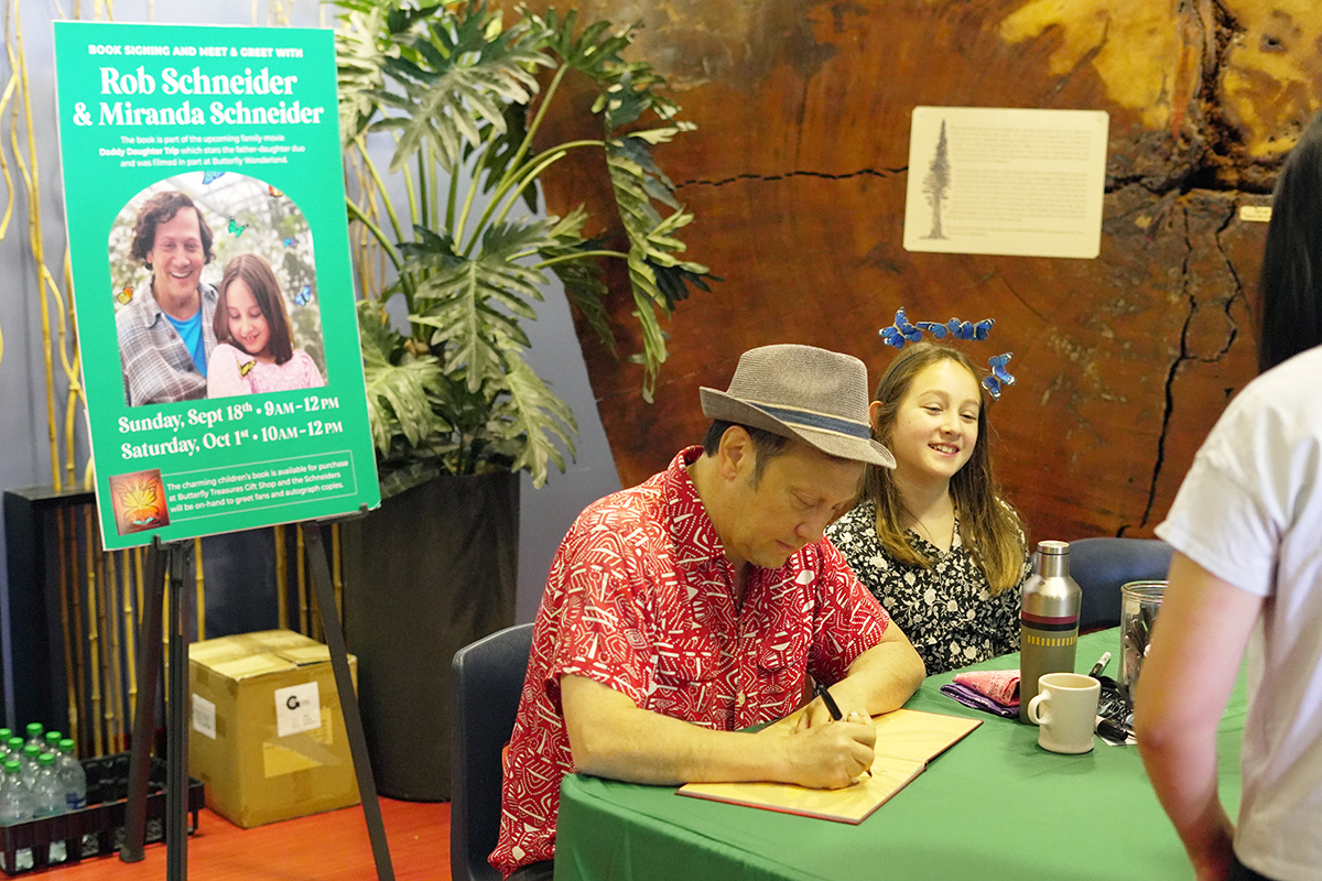 Actor-Comedian Rob Schneider Meets with Fans at Butterfly Wonderland