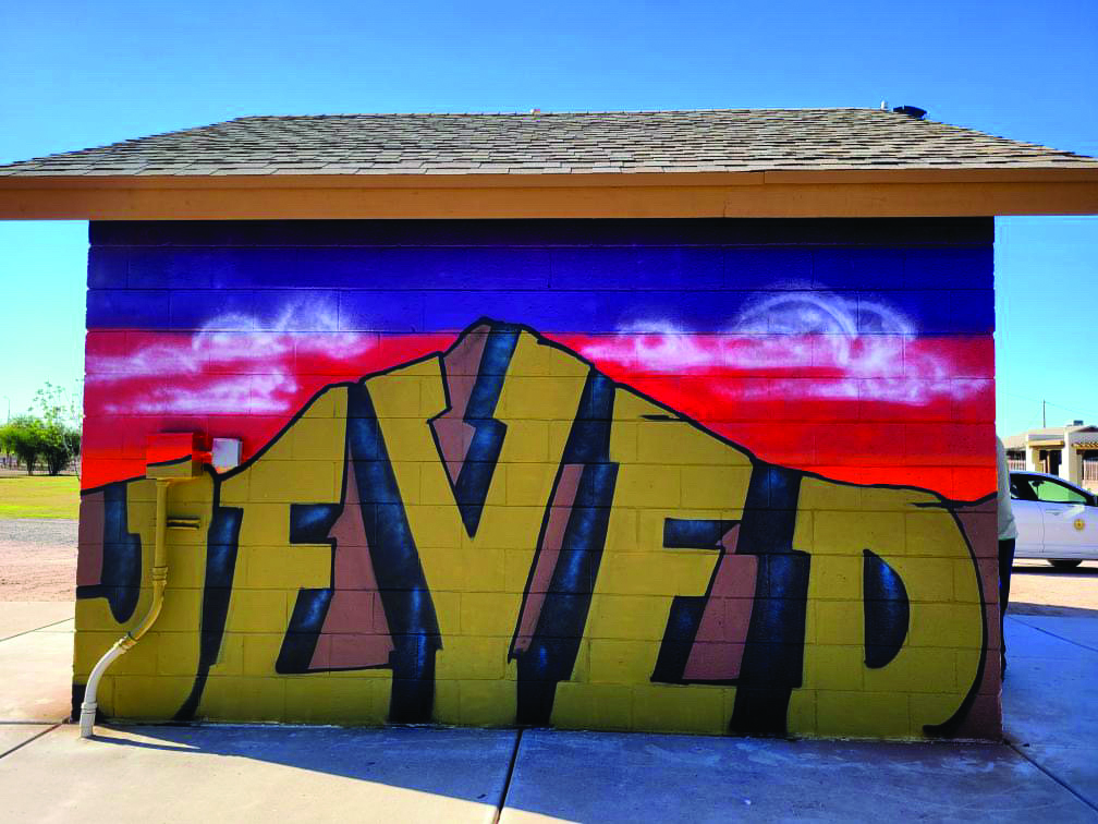 Youth Services Art Mentorship Program Creates New Mural at VA II Neighborhood