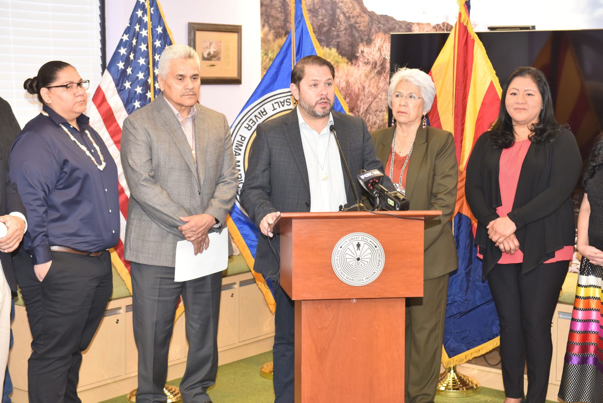 Rep. Gallego Visits SRPMIC to Discuss Native American Child Protection Act