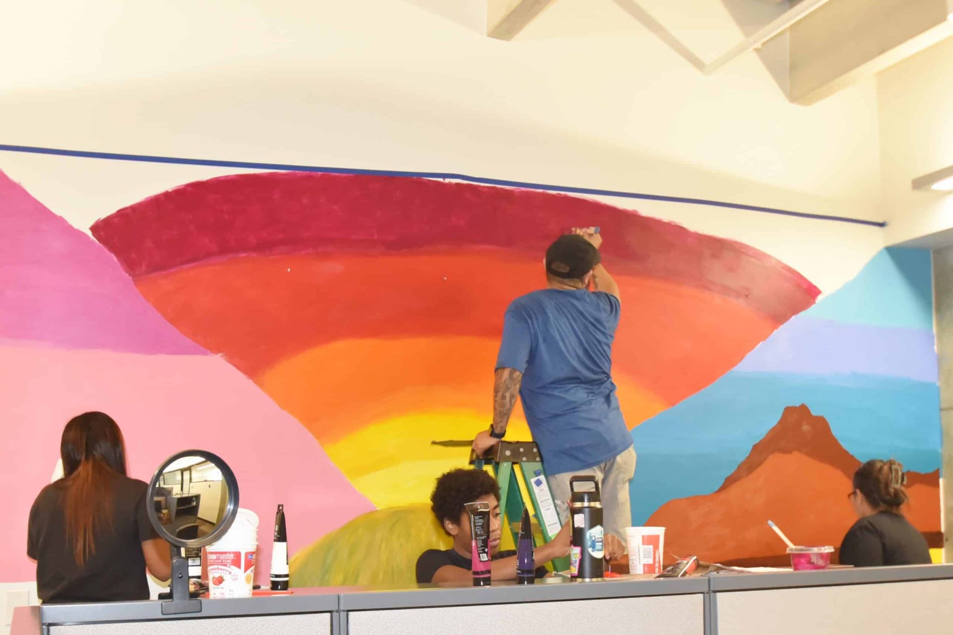 Youth Services Installs Mural at Prosecutor’s Office