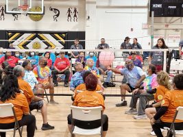 Senior Chair Volleyball Tournament Draws Big Crowd