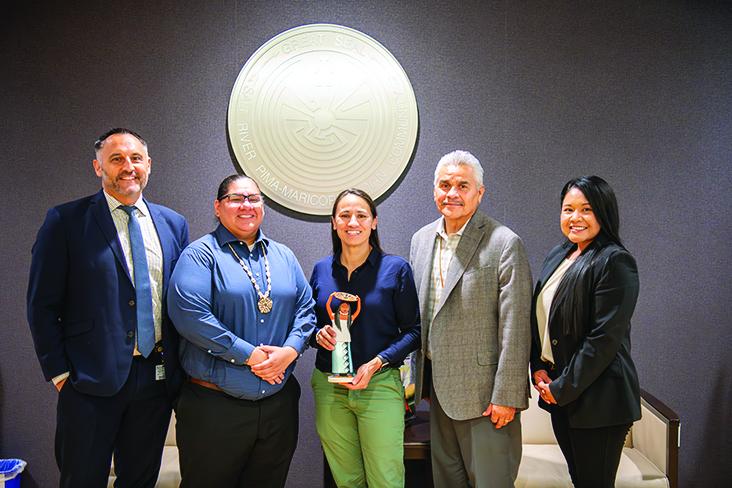 Congresswoman Sharice Davids Visits SRPMIC