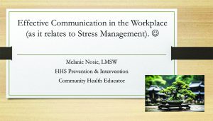 SRPMIC Hosts Webinar on Workplace Communication 