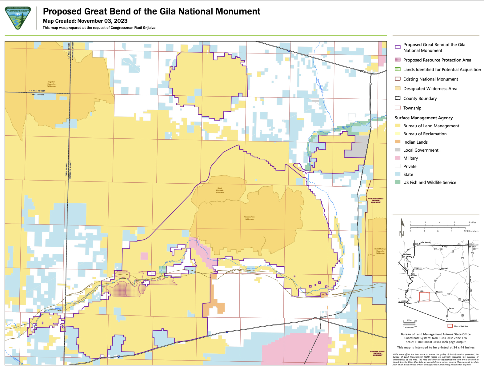 Great Bend of the Gila National Monument Establishment Act Introduced